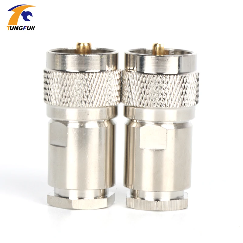 Штекерный разъем TUNGFULL 4 шт. UHF PL259 зажим RG8 RG165 RG213 LMR400 разъемы штекер LMR400|connector
