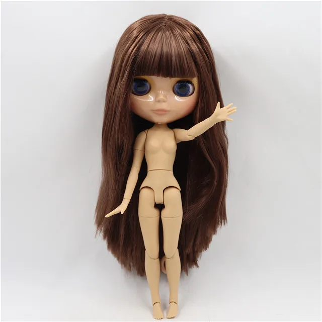 tan skin Ледяные дни Фортуны завод blyth кукла супер черная кожа тон темная кожа короткие красные волосы тело 1/6 30 см BL1248 - Цвет: tan skin