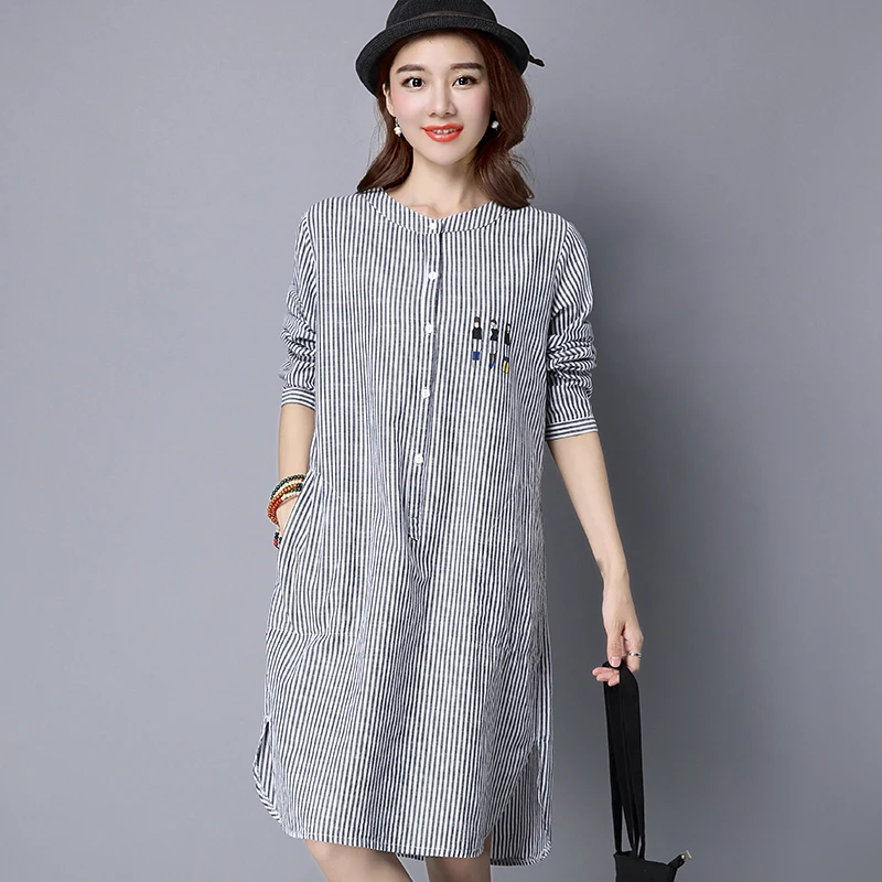 Платье для девочек Сезон весна Лидер Корейская Джинсовая блузка свободные брюки