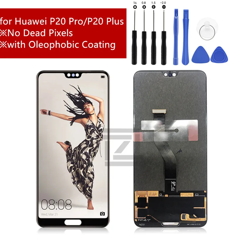Оригинальный ЖК дисплей 6 1 дюйма для Huawei P20 Pro с дигитайзером сенсорного экрана в