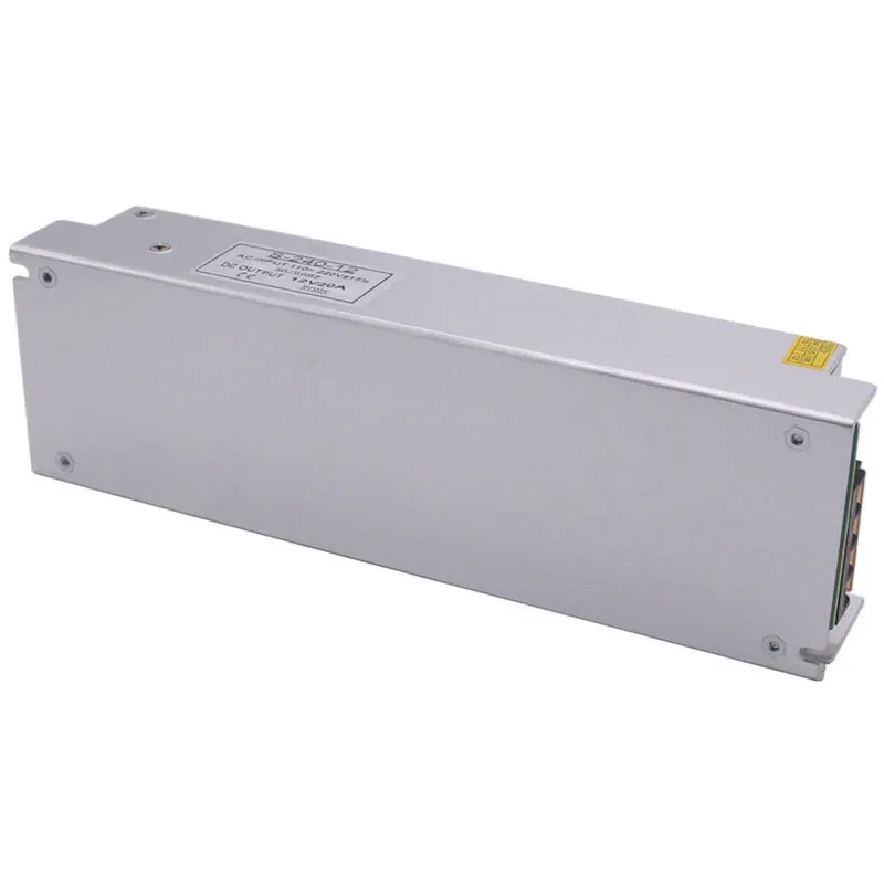 AC 110 V-220 V DC/DC 12V 24V светодиодный трансформатор освещения 5A 8A 10A 20A 30A 60 Вт 72 Вт 100W 150W 200W 250W 300W 360W светодиодный Мощность питания