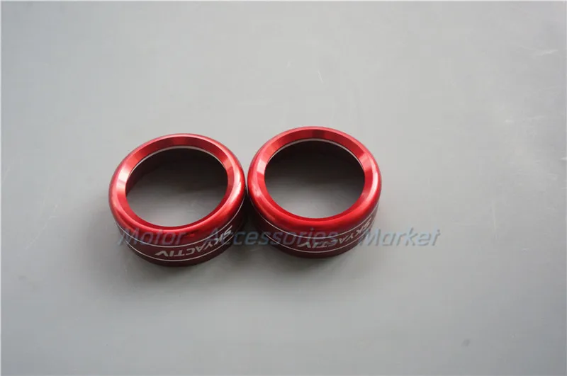 Новинка 2 шт. алюминиевое A/C кольцо для кнопки управления Mazda 3 6 CX 5|ring for|ring ringring |