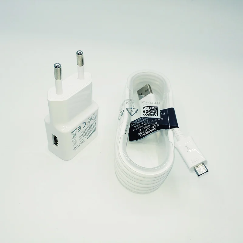 samsung USB зарядное устройство дорожный адаптер 5В 2А 1 м/1,5 м Micro USB кабель для Galaxy S6 S7 Edge J3 J5 J7 Note 5 4 A3 A5 A7