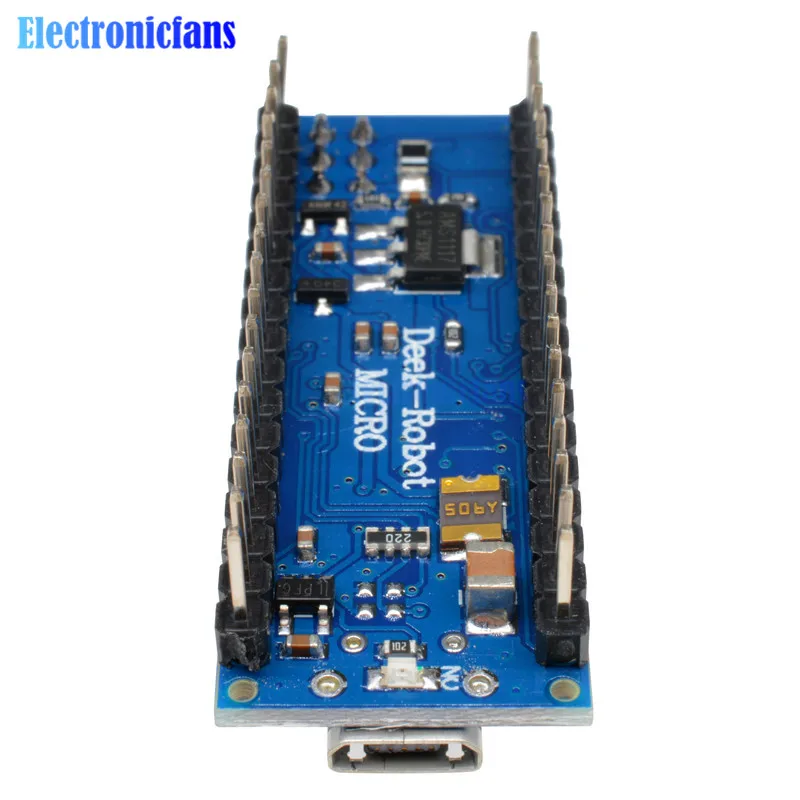 Микро ATmega32u4 5 в 16 МГц Микроконтроллер плата совместима с Arduino Mirco заменить Pro мини