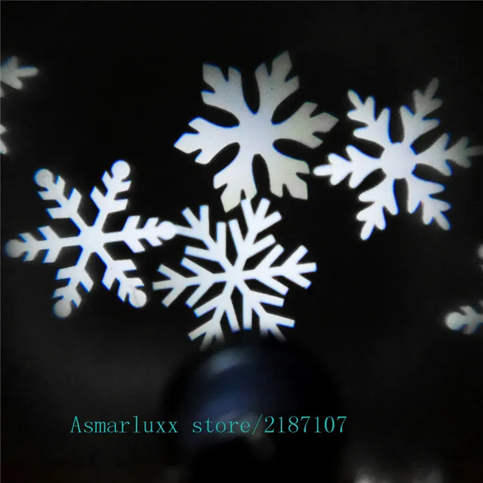 Auto Moving White or Colorful Snowflakes Christmas Holiday Lights Outdoor Waterproof Projection Snow 110V 277V US EU Plug | Лампы и