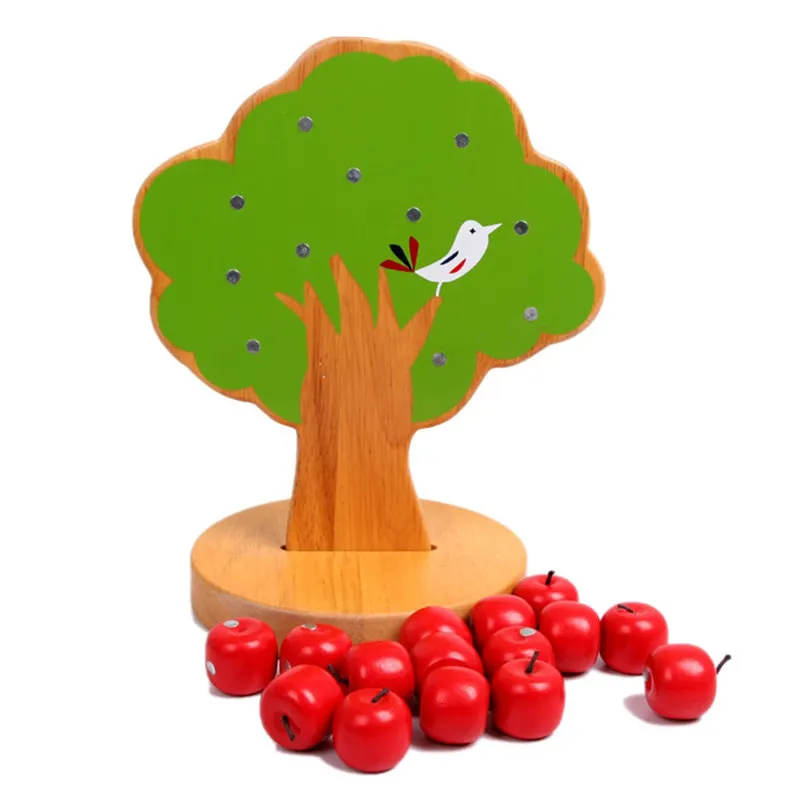 Детские обучающие игры Candywood Монтессори деревянные магнитные игрушки для