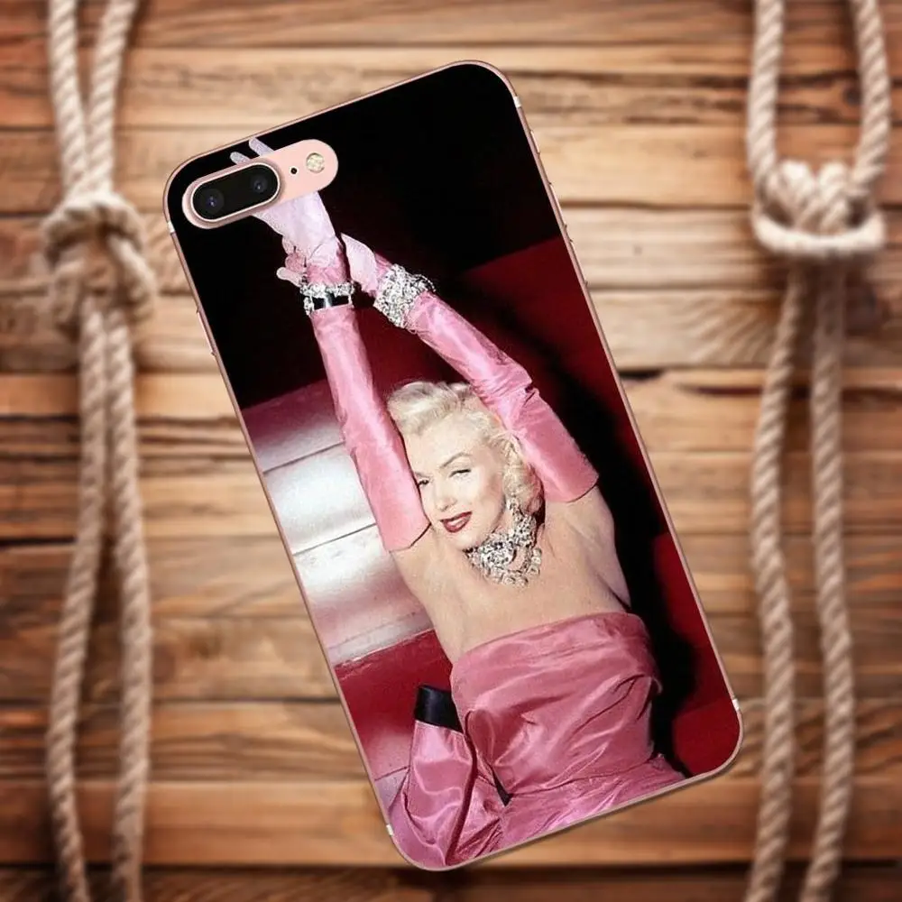 Vvcqod TPU Patterns Imperfect By Marilyn Monroe For Apple iPhone X 4 4S 5 5C 5S SE 6 6S 7 8 Plus Moto G G2 G3 | Мобильные телефоны
