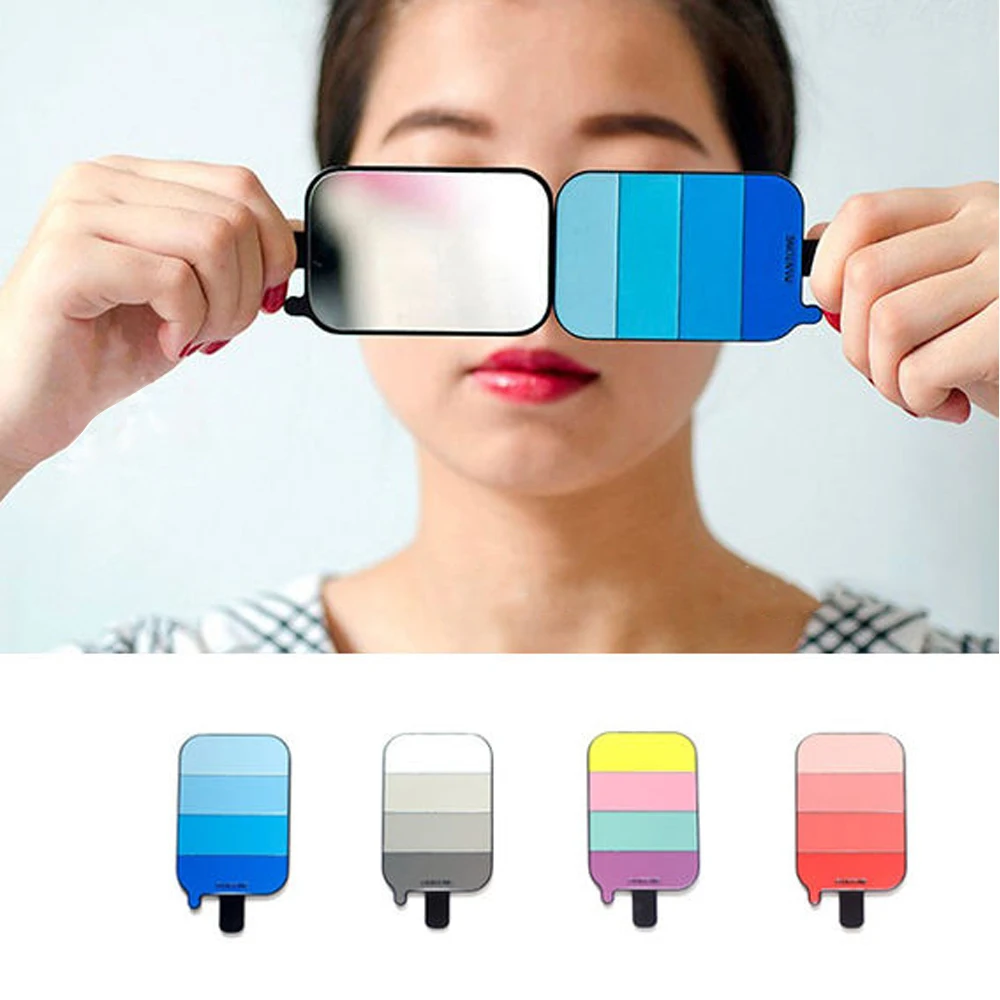 PANTONE портативное зеркало из сплава эскимо с одним зеркалом для макияжа маленькое и изысканное 4 цвета на