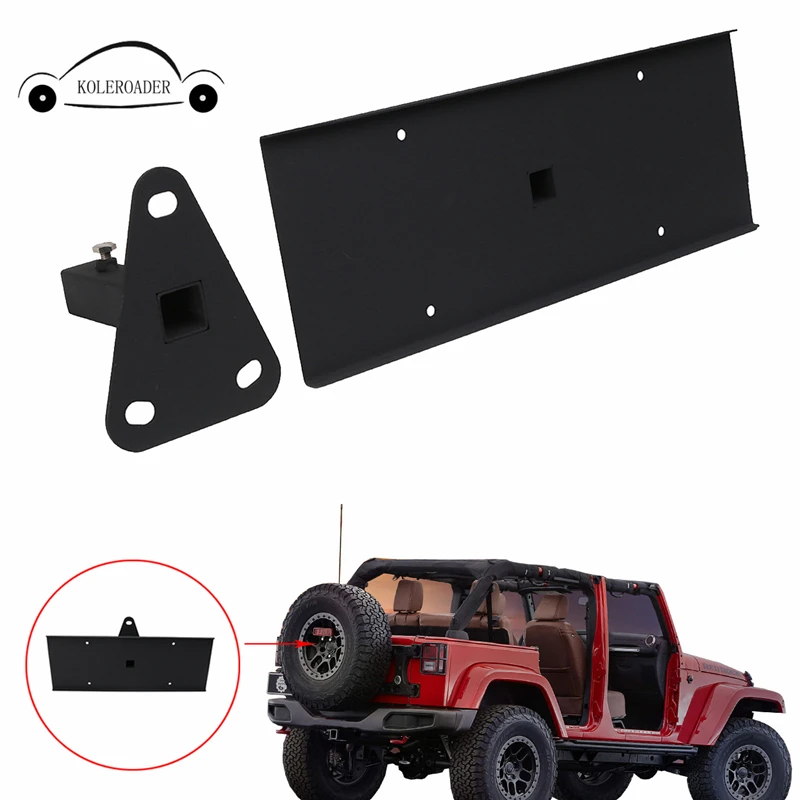 Кронштейн для заднего номерного знака Jeep Wrangler JK Unlimited 2007 2017|license plate relocator|license