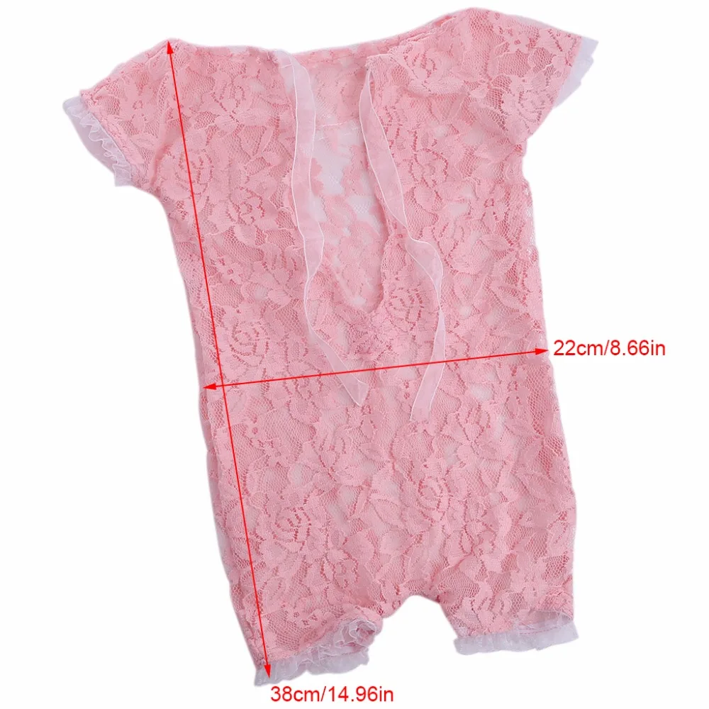 

Newborn Baby Girls Tulle Embroidery Lace Rompers Baby Bloomer Infant Baby Photography Props Baby Jumpsuits New