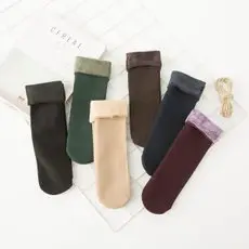 

VOHIO calcetines mujer harajuku scok stink christmas socks wool spring cotton socks women Absorb sweat breathe winter soc