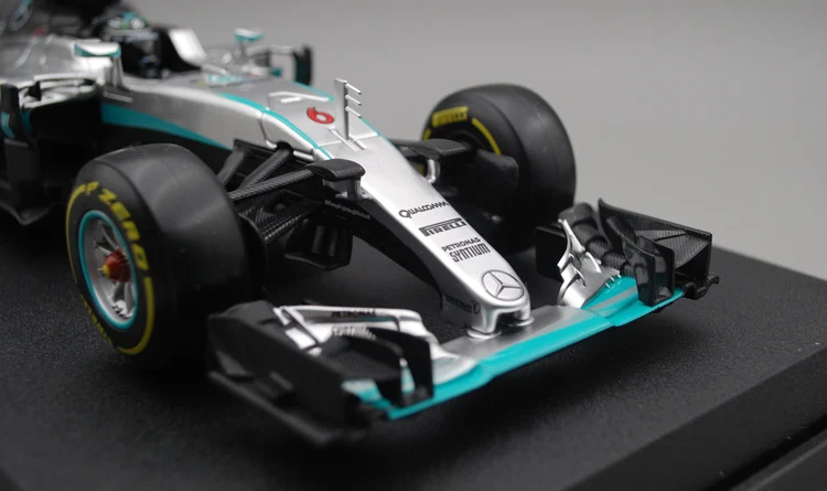 1:18 Модель Mercedes Benz W07 моделирование F1 формула гоночная модель Ника росберга 6 го