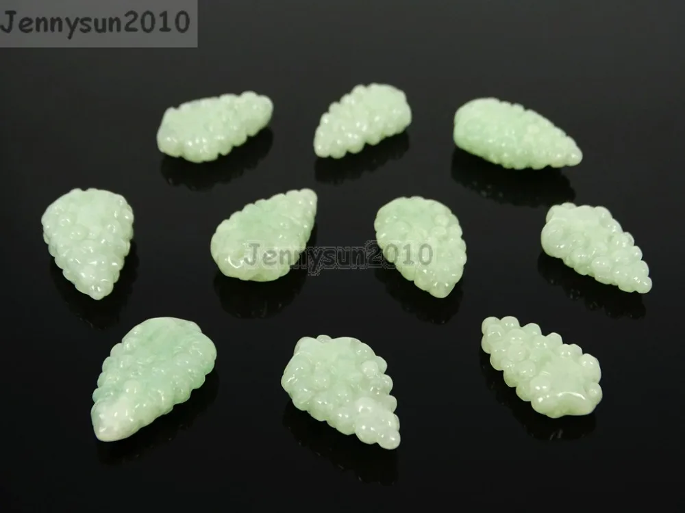 Lucky виноград натуральный нефрит JA де драгоценных камней Камни резные Шарм