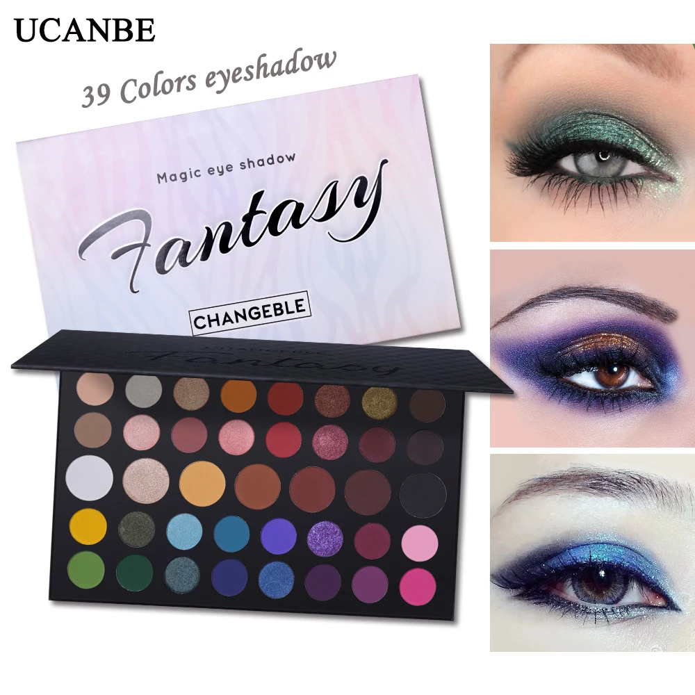 UCANBE James Charles 39 цветная палитра теней для век Shimmer Matte Eye color Высокая пигментация палитра теней для макияжа