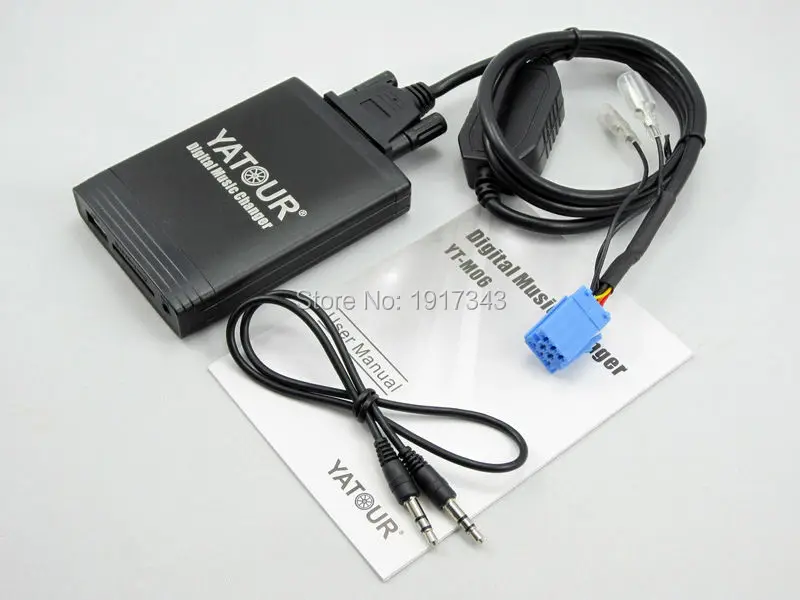 YATOUR автомобильный адаптер AUX MP3 SD USB музыкальный CD CHANGER разъем для peugeot 406 407SW 607 806 807 Blaupunkt/VDO RD3 радио