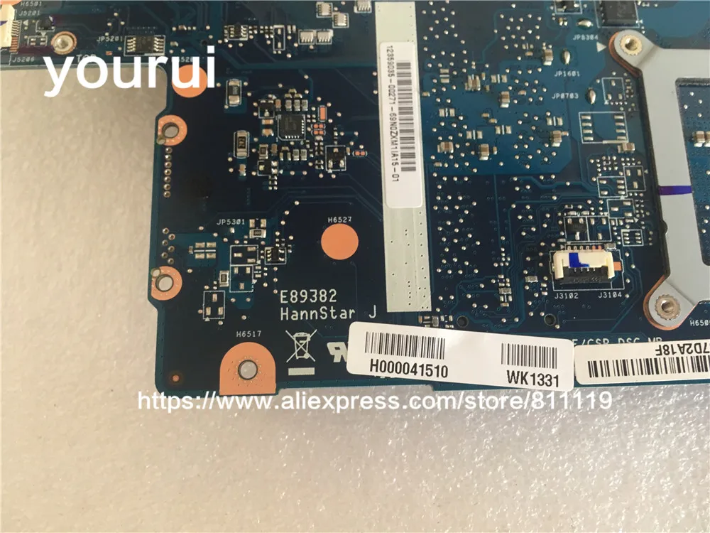 Материнская плата H000041510 для ноутбука Toshiba Satellite C870 C875 L870 L875 S875 HM76 PLF/PLR/CSF/CSR DSC HD 7610M