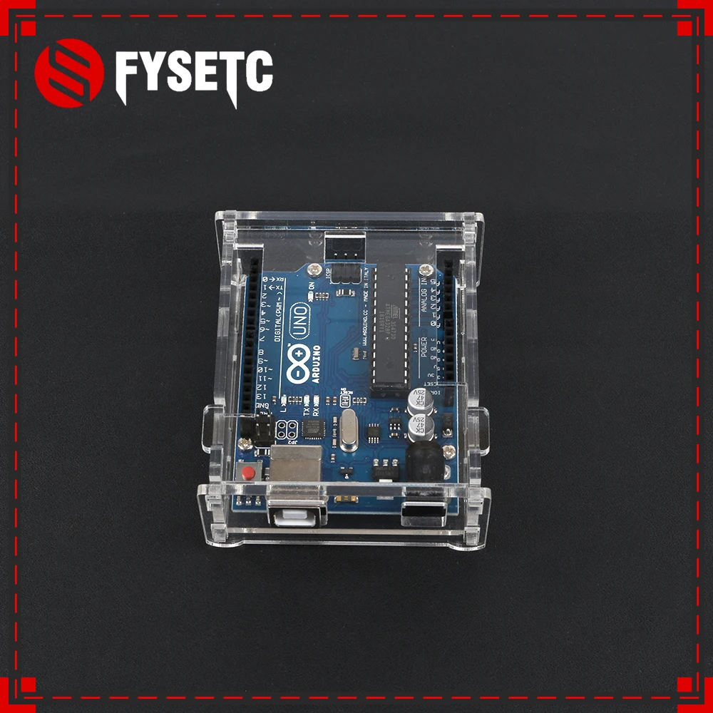 2 шт. Новейшие усовершенствованные Uno R3 чехол корпус Прозрачная Акриловая крышка