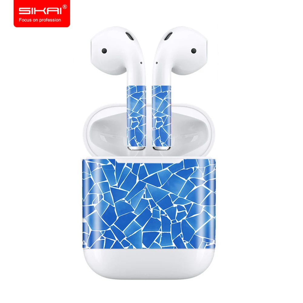 Для airpods Protector кожи Стикеры для Apple Зарядное устройство Дело зарядки коробка