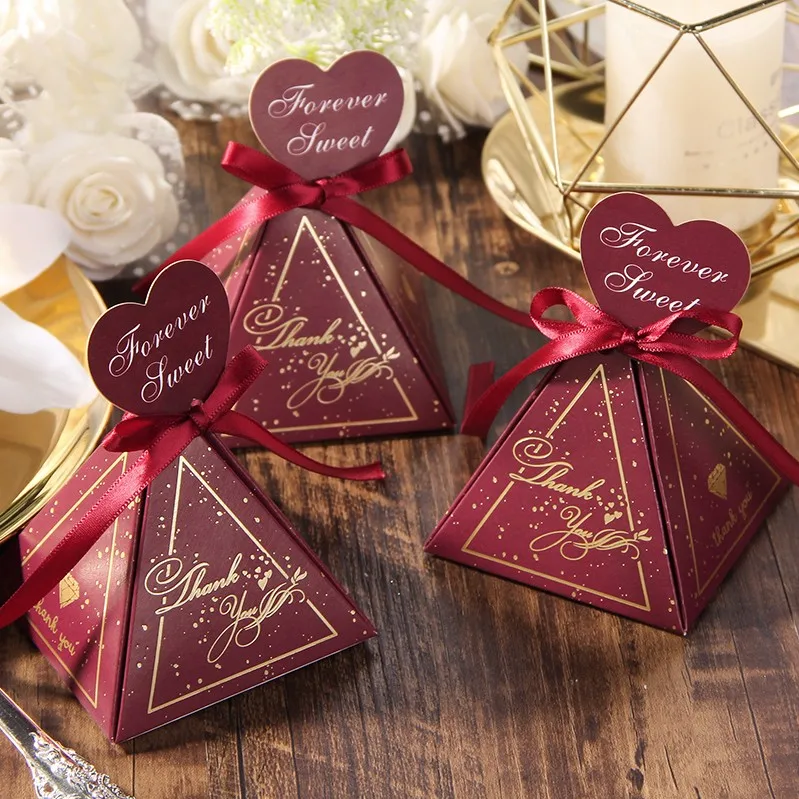 Бесплатная доставка 100 шт. коробка для свадебных сувениров романтическое