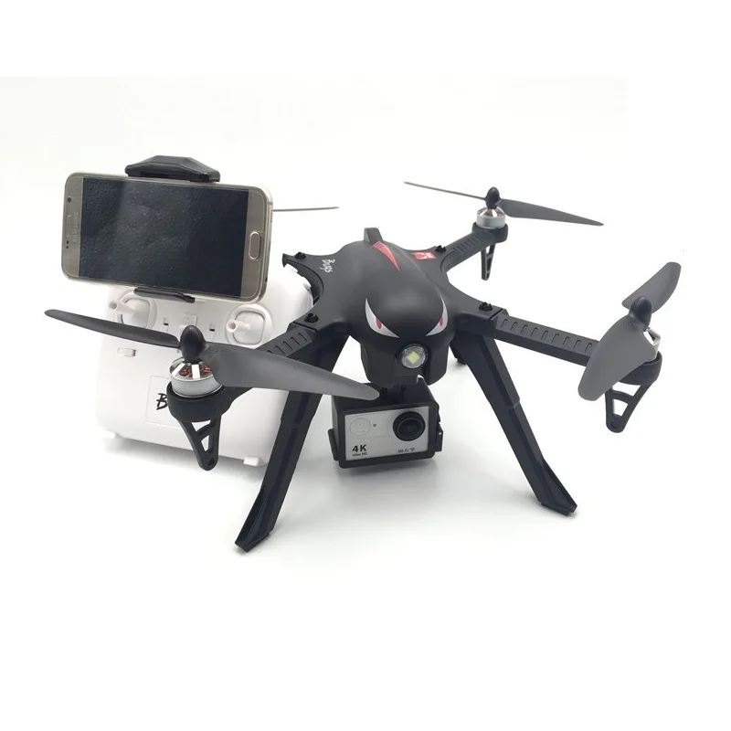MJX ошибки 3 B3 RC Quadcopter бесщеточный Двигатель 2.4 г 6 оси гироскопа Drone с H9R 4 К Камера профессиональный Дрон вертолет-черный