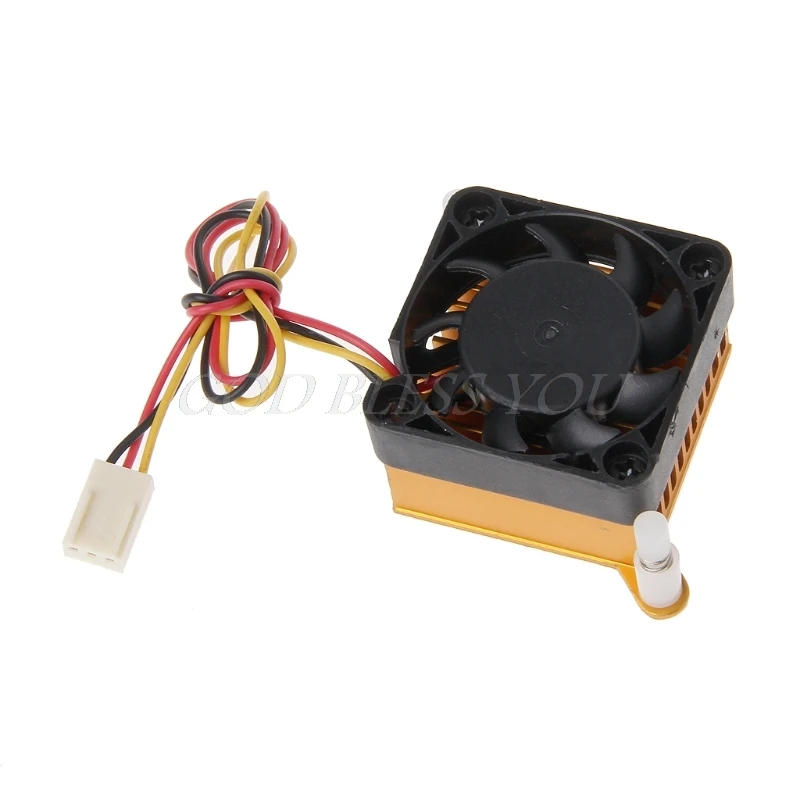 

PC Northbridge Chipset Aluminium Cooler Heatsink 40mm Fan For 3D Printer Cooling Dropshipping