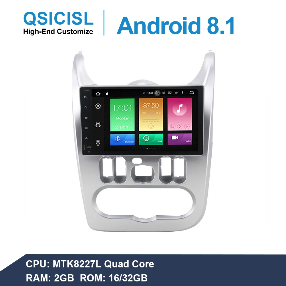 9 &quotips android 8 1 автомобильный Радио мультимедийный плеер для Renault Duster Dacia Logan Sandero
