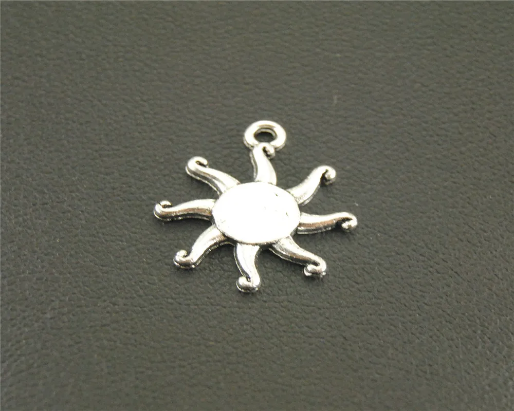 30 шт. Бронзовые Подвески для ювелирных изделий 19x17 мм|sun charm pendant|sun charmpendant charms |