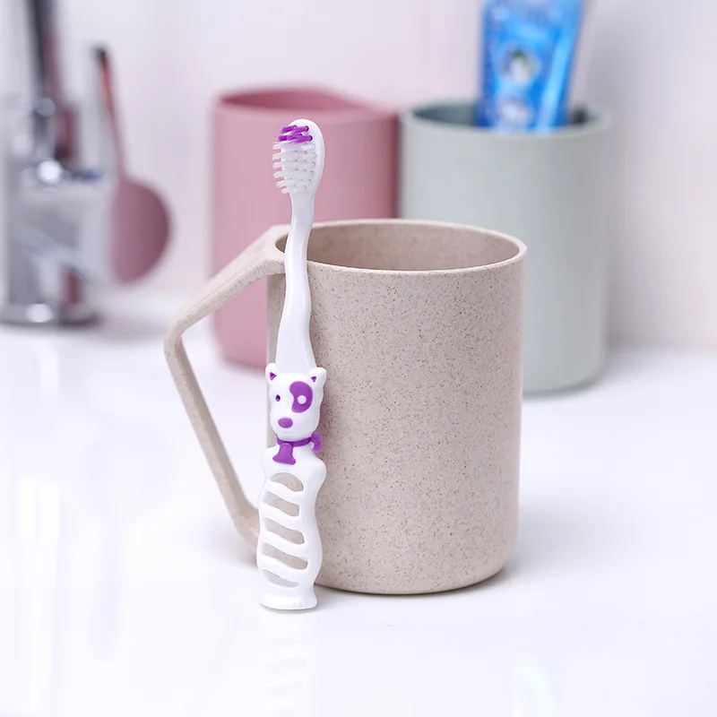 Детская зубная щетка с мягкой щетиной улыбающимися зубами детский Тренировочный