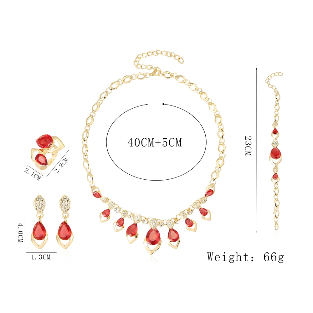 2017 лидер продаж Новинка Rhinestone Мода завод дамы капли воды Цепочки и ожерелья