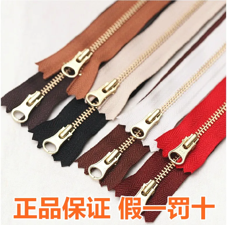 Аксессуары для багажа YKK 3 # золотая медная молния 17 см 15 20 см|Молнии| |