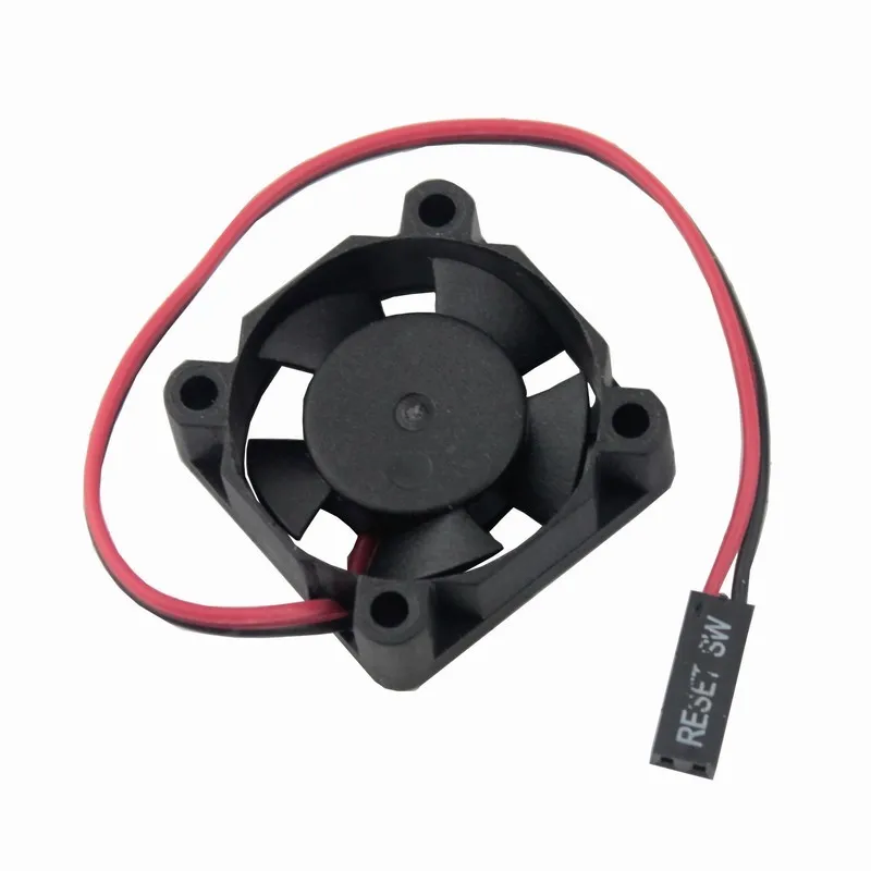 

Gdstime 100 Pcs DC 12V 30x30x10mm Dupont 2Pin 30mm x 10mm 3010 Sleeve 3cm Mini Small Brushless Cooling Fan Cooler