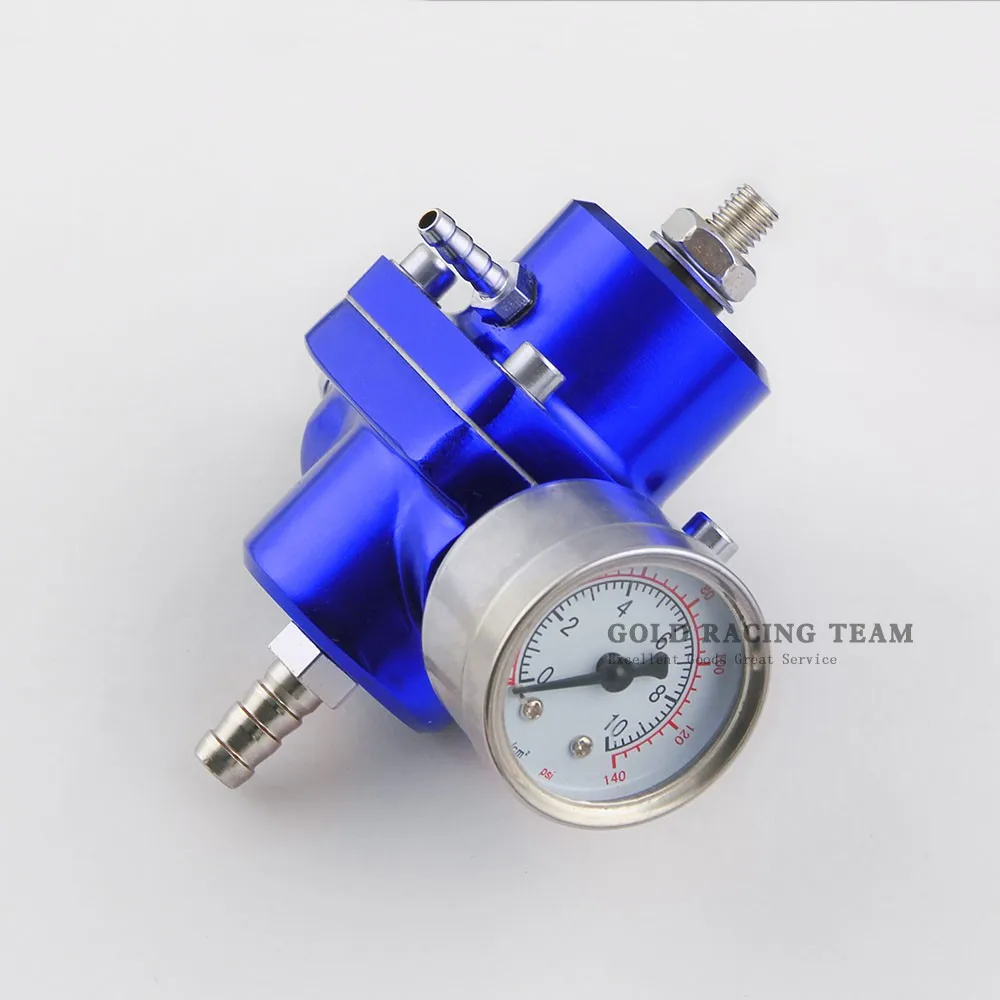 Регулируемый топлива Давление FPR 0 140 фунтов/кв. дюйм маслоуказателя + шланг