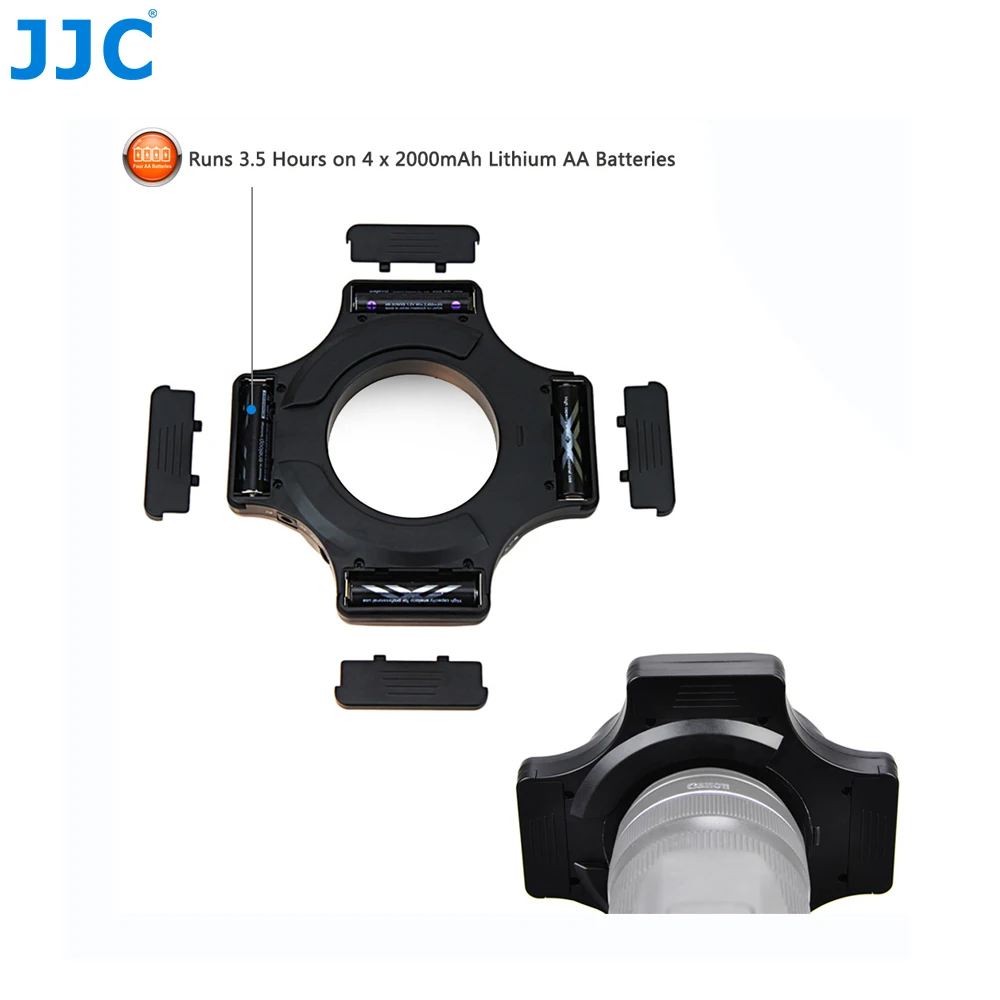 JJC фото/Студия DSLR видео вспышка камера Speedlite лампы кольцевой светильник светодиодный макро для Nikon/Canon/sony/Pentax/samsung/Olympus/Fuji