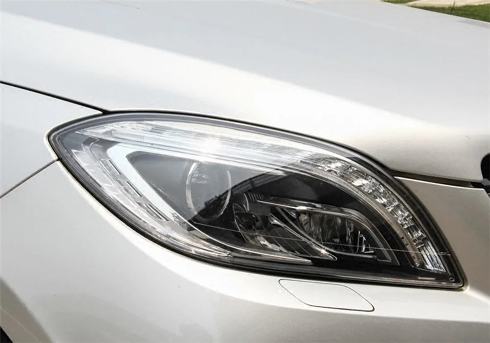Для Mercedes-Benz W166 ML300 ML350 ML400 ML450 ML500 2012 2013 Автомобильные фары прозрачные линзы Авто оболочка Крышка