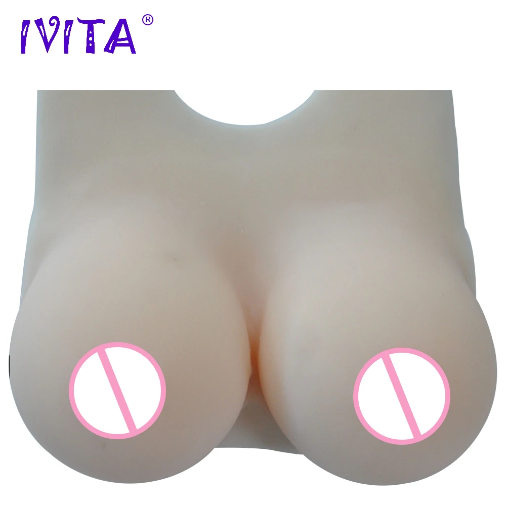 

IVITA 6000g Realistic Silicone Breast Forms Fake Boobs For Crossdresser Silicone Breasts Transgender Drag Queen Shemale Cosplay