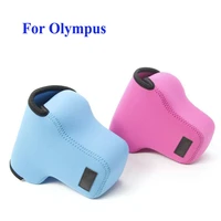 neoprene camera bag for olympus om d em 1 em1ii em5 em5 mark2 12 50mm 12 40mm lens portable camera case protector cover pouch