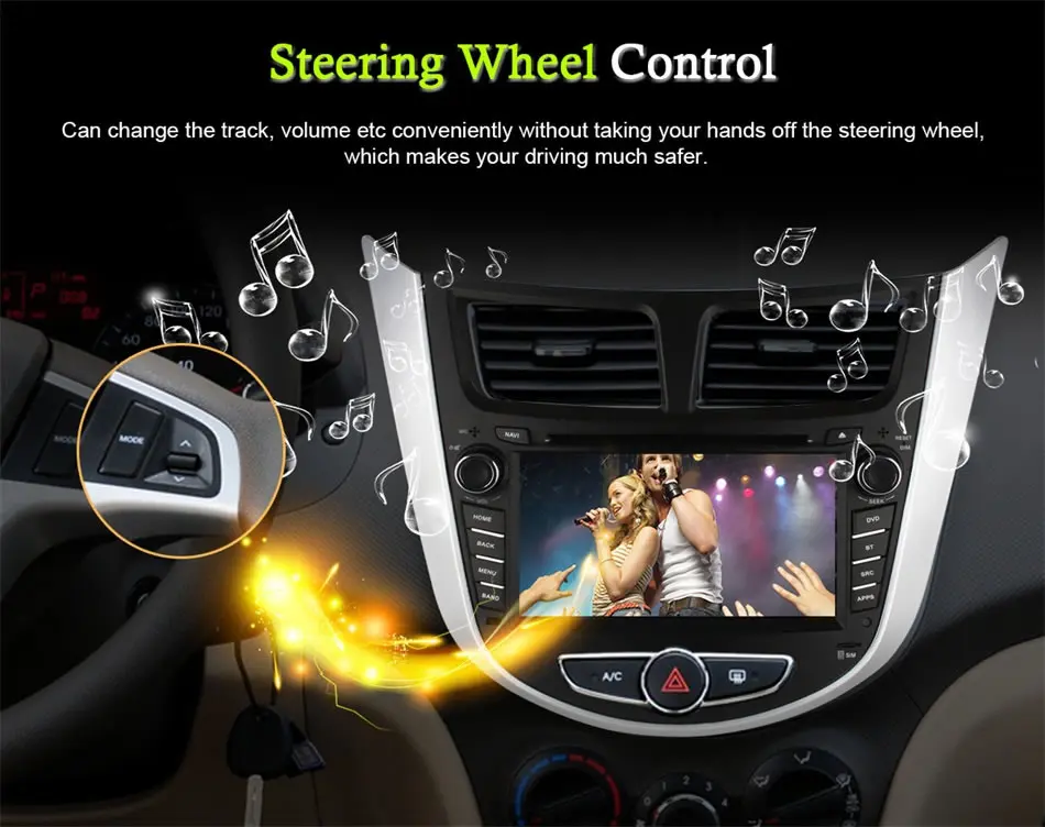 Восьмиядерный автомобильный dvd-плеер Android 6,0 для hyundai Accent Solaris Verna i25 2011 2012 2013 радио gps стерео 4G LTE