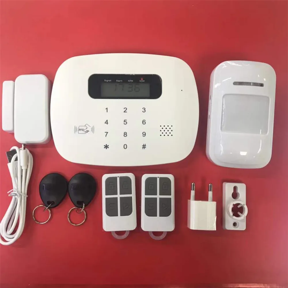 

RFID сенсорная клавиатура GSM сигнализация APP Remote Control