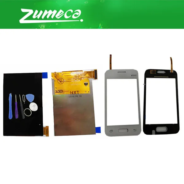 Для Samsung Galaxy DUOS Young 2 Duos G130H G130 ЖК экран + сенсорный дигитайзер белый черный цвет с