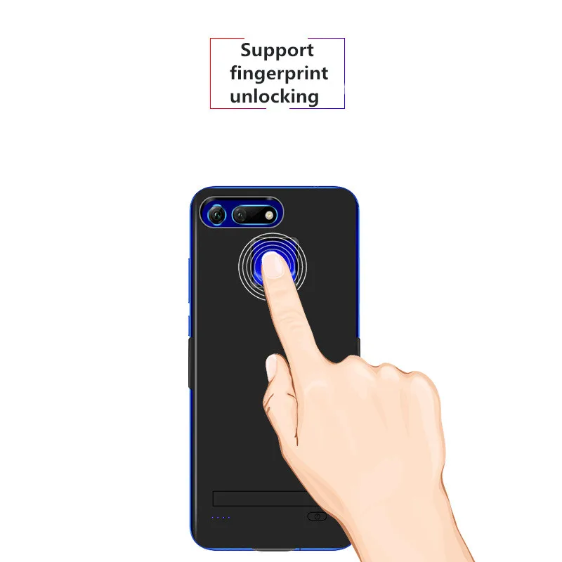 5800 мач Расширенный телефон батарея мощность чехол для Huawei Honor V20 Портативная