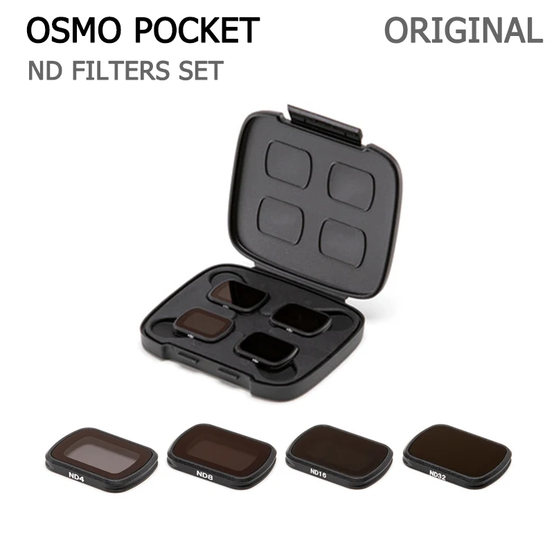 Osmo Pocker Nd Тонкий нейтральной плотности набор для установки Nd объектив протектор для Dji Osmo Карманный Nd4 Nd8 Nd16 Nd32 фильтр