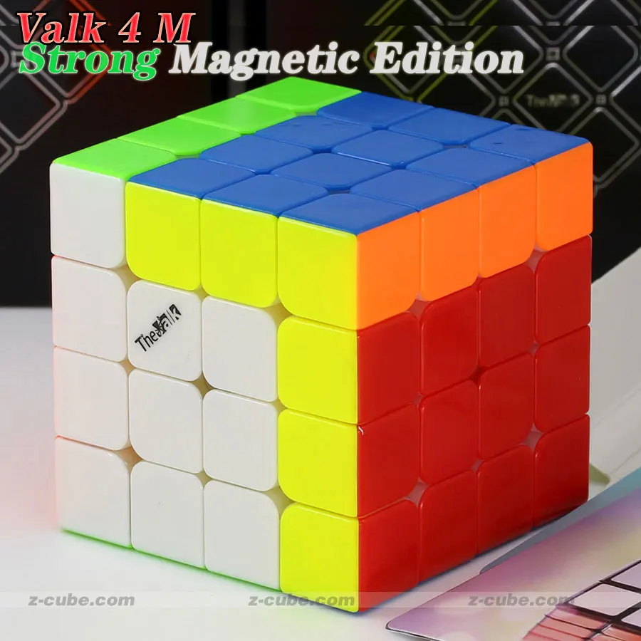 Valk4M(strong) Волшебный куб puzzl QiYi The valk 5 valk5 valk4 4 м Профессиональный скоростной куб обучающий Чемпион клуб твист мудро игрушки игра - Цвет: Valk4M(strong)