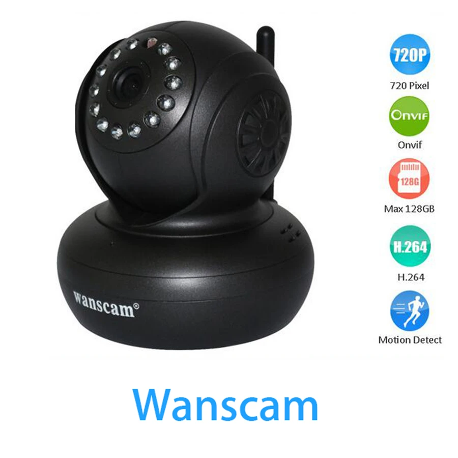 Рекламная модель onvif Wanscam Камера Безопасности HD 720P Беспроводная ip-камера Wi-Fi