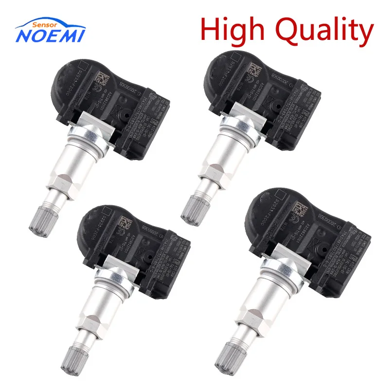 Датчик контроля давления в шинах 4 шт./лот 52933-F2000 433 МГц TPMS для Hyundai Kia NIRO Optima Sportage