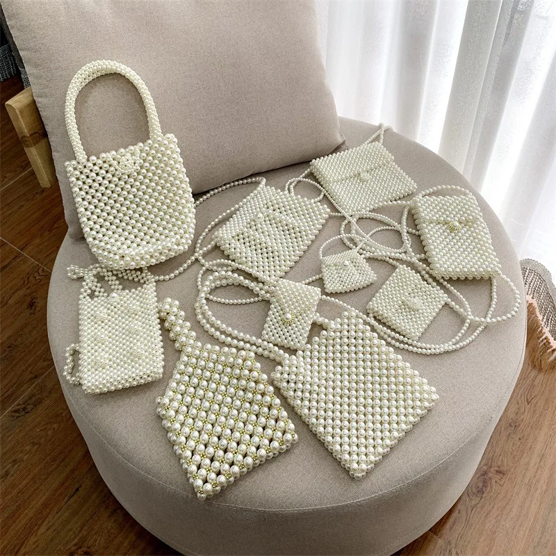 Новая однотонная женская сумка для мобильного телефона на одно плечо с плетеными