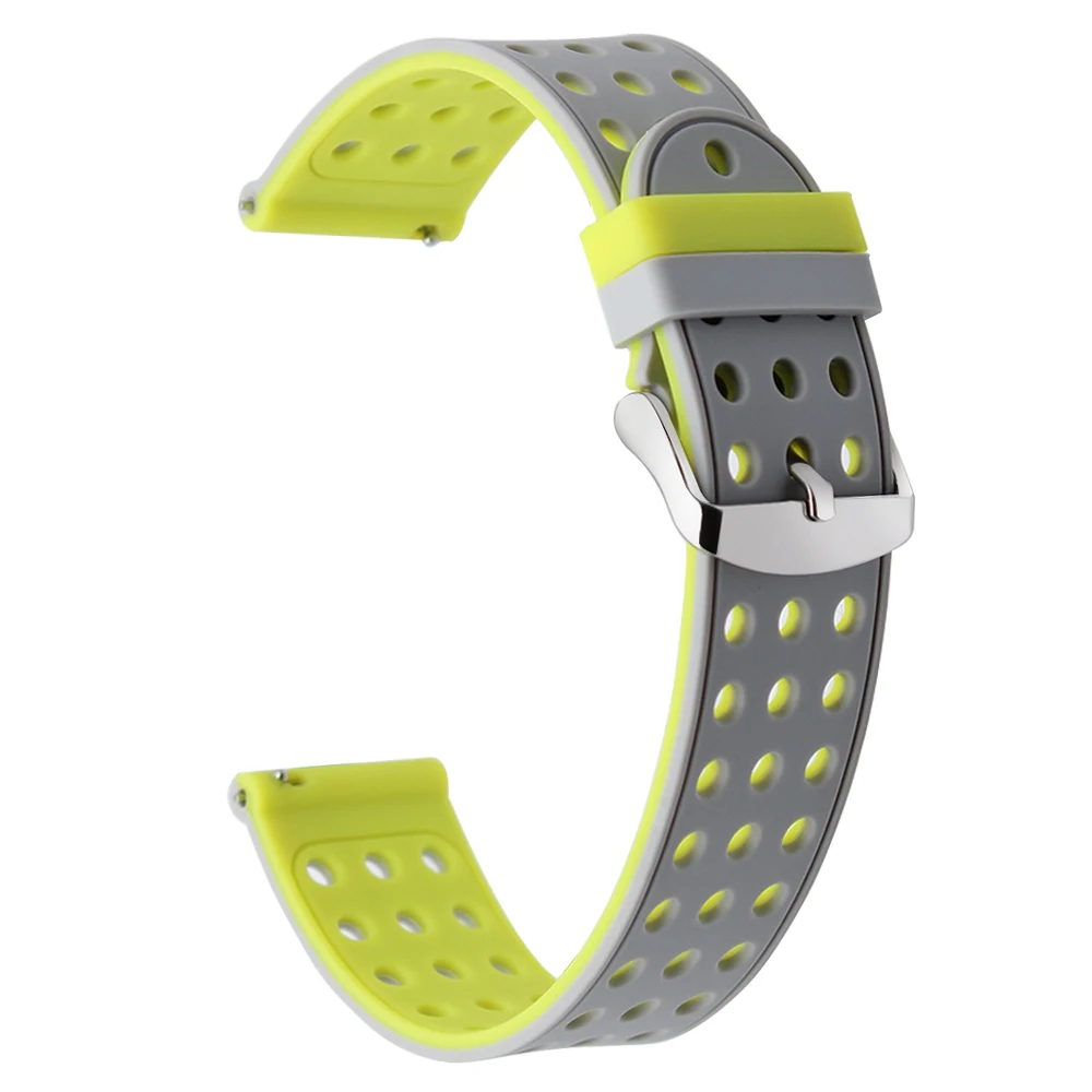 

22mm Quick Release Silicone Rubber Watchband for Samsung Gear S3 Classic Frontier Gear 2 Neo Live Watch Band Sports Wrist Strap