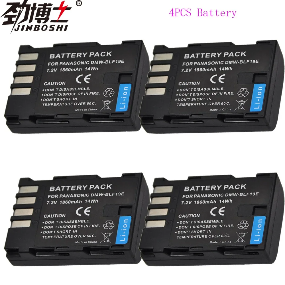 4x DMW BLF19 BLF19E BLF19PP батарея для Panasonic Lumix GH3 GH4 GH5 DMC камеры|Цифровые аккумуляторы| |