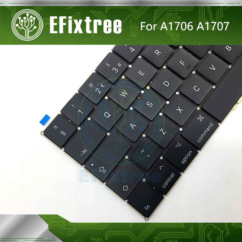 Новая клавиатура A1706 A1707 2016 года Великобритания для Macbook Pro Retina 13 дюймов сменная EMC