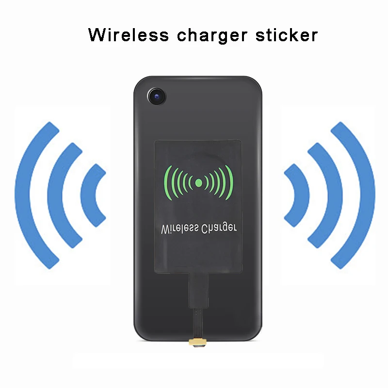 Qi Wireless Charger Receiver 5V 1A Universal Iphone Android Cell Phone for Smartphone Portable Charging | Мобильные телефоны и