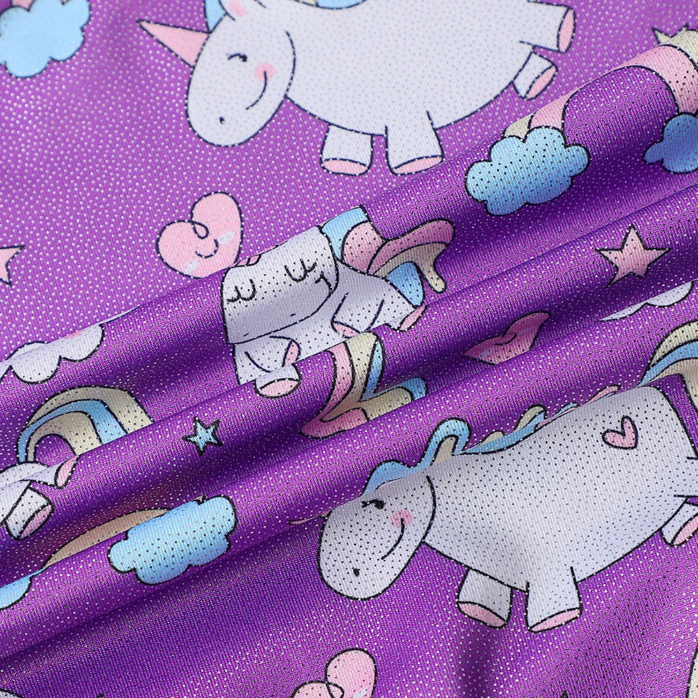 Гимнастический купальник для девочек Одежда танцев с длинным рукавом милый